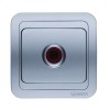 Розетка телевизионная TV 1-м СП Mimoza 16А IP20 серебр./серебр. Makel 26607