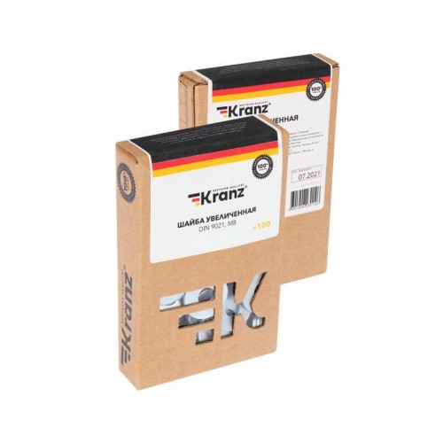 Шайба увеличенная М8 DIN 9021 (уп.100шт) Kranz KR-01-3533-005