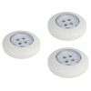 Фонарь светодиодный подсветка SB-803 пушлайт 4хLED на батарейках 3хААА бел. 3 шт ЭРА Б0052860
