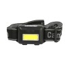 Фонарь налобный LED5355 1Вт COB LED 3 реж. 3XAAA пласт. блист. черн. Camelion 13748