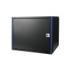 Шкаф настенный 19дюйм 9U 600х450 дв. метал. черн. Datarex DR-610111