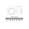 Вентилятор вытяжной осевой 125мм бел. ERA DISC 5