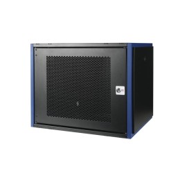 Шкаф настенный 19дюйм 9U 600х450 дв. перф. черн. Datarex DR-620111