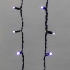 Гирлянда светодиодная "Айсикл" (бахрома) 4х0.6м 128LED син. 10Вт 230В IP67 эффект мерцания провод ка