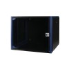 Шкаф настенный 19дюйм 9U 600х450 дв. стекл. черн. Datarex DR-600111