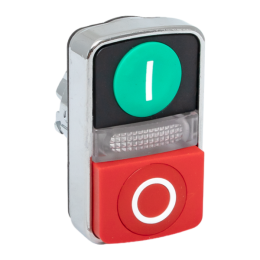 Механизм кнопки исполнительный XB4 "пуск-стоп" с выпирающим стопом возвратный без фиксации с подсвет