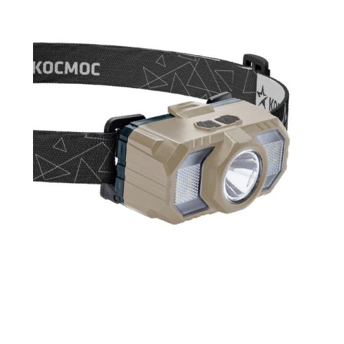 Фонарь аккумуляторный налобный 2Вт LED+2Вт SMD LED+красн. съемные Li-ion 2x18650 1200мА.ч=2400 мА.ч