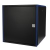 Шкаф настенный 19дюйм 12U 600х600 дв. метал. черн. Datarex DR-610221