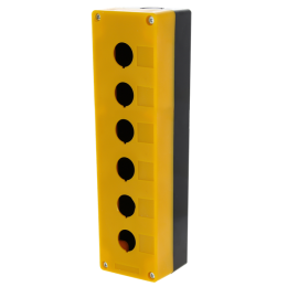 Корпус КП106 6 кнопок пластик. желт. EKF cpb-106-o