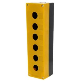 Корпус КП106 6 кнопок пластик. желт. EKF cpb-106-o