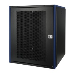 Шкаф настенный 19дюйм 15U 600х600 дв. перф. черн. Datarex DR-620321