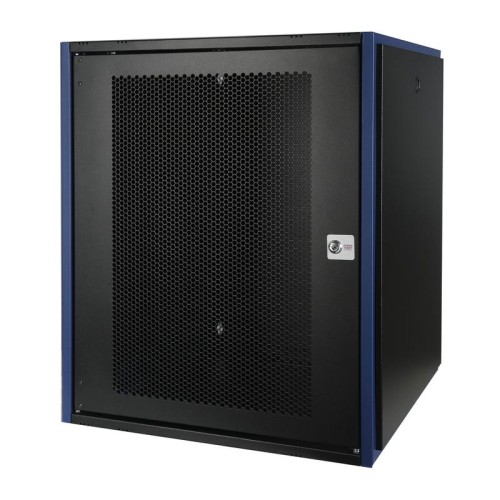 Шкаф настенный 19дюйм 15U 600х600 дв. перф. черн. Datarex DR-620321
