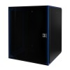 Шкаф настенный 19дюйм 15U 600х600 дв. стекл. черн. Datarex DR-600321