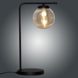 Светильник "Лоу" ННБ 63-60-004 (ИМ) настольный шнур черн./черн.муар Элетех 1005405131