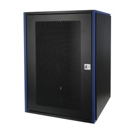 Шкаф настенный 19дюйм 18U 600х600 дв. перф. черн. Datarex DR-620421