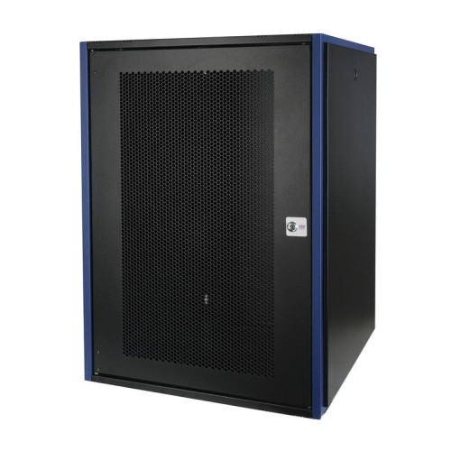Шкаф настенный 19дюйм 18U 600х600 дв. перф. черн. Datarex DR-620421
