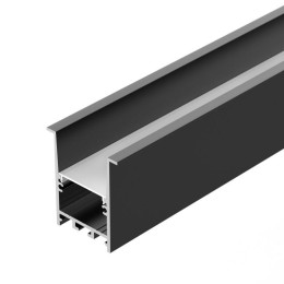 Профиль SL-COMFORT-4551-F-2000 ANOD BLACK 2м алюм. Arlight 031766
