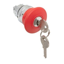 Механизм кнопки исполнительный XB4 "Грибок" поворотн. с фиксацией с замком красн. PROxima EKF XB4BA1