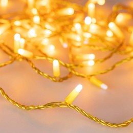 Гирлянда светодиодная ARD-STRING-CLASSIC-10000-YELLOW-100LED-MILK-FLASH Yellow230В 7Вт IP65 Ardecole