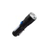 Фонарь аккумуляторный ручной 10Вт LED+2Вт COB LED zoom-линза Li-ion 18650 1800мА.ч корпус анодир. ал
