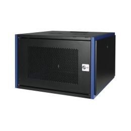 Шкаф настенный 19дюйм 7U 600х600 дв. перф. черн. Datarex DR-620021