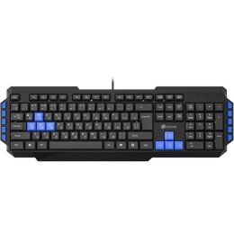 Клавиатура 750G FROST WAR черн./черн. USB Multimedia for gamer KM-638 ОКЛИК 337452