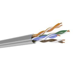 Патч-корд кат.5E U/UTP 4 пары 24AWG PVC (нг(А)-LS) сер. (уп.305м) Datarex DR-143001