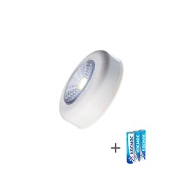 Фонарь-подсветка 1Вт COB LED 3xAAA (R03) корпус ABS-пластик бел. самокл. поверхность в комплекте дву