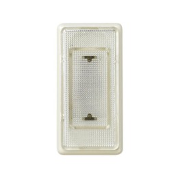 Лампа сигнальная с прозр. крышкой узкая 130-250В Simon27 сл. кость 27808-31