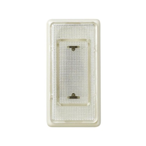 Лампа сигнальная с прозр. крышкой узкая 130-250В Simon27 сл. кость 27808-31