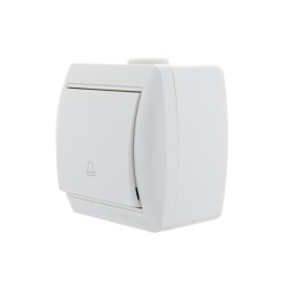 Кнопка звонка ОП Nata бел. LEZARD 710-0200-103