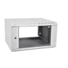 Шкаф телекоммуникационный настенный разборный ШРН-Э-6.350 6U 600х350 дверь стекло (1 коробка) ЦМО 11