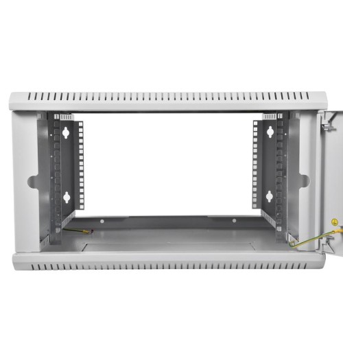 Шкаф телекоммуникационный настенный разборный ШРН-Э-6.350 6U 600х350 дверь стекло (1 коробка) ЦМО 11