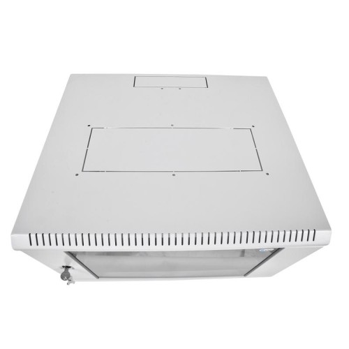 Шкаф телекоммуникационный настенный разборный ШРН-Э-6.350 6U 600х350 дверь стекло (1 коробка) ЦМО 11