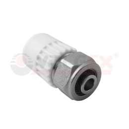 Муфта комбинированная для соединения PPR-PE-AL-PE труб 20х16 (150/30) сер. VALFEX 10152016Г