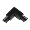Соединитель для шинопроводов UBX-A21 BLACK 1 POLYBAG L-образный внешн. 3ф черн. полиэтил. пакет Unie