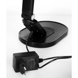 Светильник светодиодный KD-859 C02 черн LED наст.10Вт 230В 750лм сенс.рег.ярк и цвет.темп USB-5В 1А