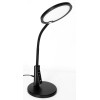 Светильник светодиодный KD-836 C02 LED наст. 7Вт 230В 450лм сенс.рег.ярк и цвет.темп USB-5В 1А черн.