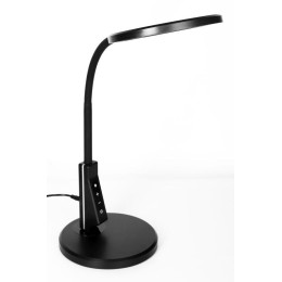 Светильник светодиодный KD-836 C02 LED наст. 7Вт 230В 450лм сенс.рег.ярк и цвет.темп USB-5В 1А черн.