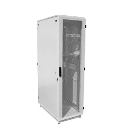 Шкаф серверный ШТК-М-42.6.10-44АА-9005 42U 600х1000мм передн. двер. перфорир. 2 боков. панел. 550кг