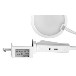 Светильник светодиодный KD-837 C01 LED наст.на струбц. 7Вт 230В 450лм сенс рег.ярк и цвет.темп USB-5