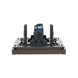 Розетка компьютерная RJ45 кат.6 FORTE&PIANO FP331 сер. IEK FP-K10-2-K03