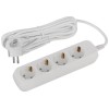 Удлинитель электрический UDL-10-450-E Greenline 4 розетки с заземлением 5м ПВС 3х0.75кв.мм Эра Б0065