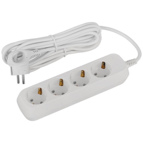 Удлинитель электрический UDL-10-450-E Greenline 4 розетки с заземлением 5м ПВС 3х0.75кв.мм Эра Б0065