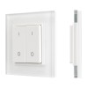 Панель SMART-P47-DIM-G-SUF (3В 2 зоны Knob 2.4G) пластик Arlight 032984