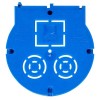 Коробка установочная КМТ-010-4005 сборная оконечная для твердых стен 71х45 с саморезами розн. стикер