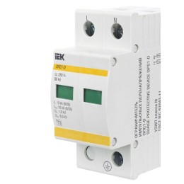 Ограничитель перенапряжения ОПС1-D 2P KARAT IEK MOP20-2-D