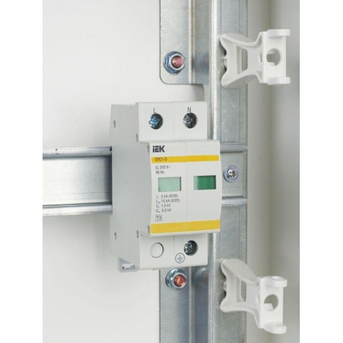 Ограничитель перенапряжения ОПС1-D 2P KARAT IEK MOP20-2-D