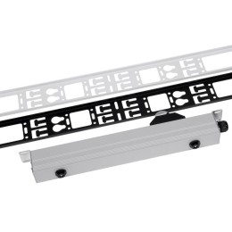 Органайзер кабельный вертикальный ВКО-М-18.75-9005 18U Ш=75дюйм Г=12м односторон. кольца ЦМО 1418588