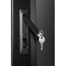 Шкаф серверный ШТК-МП-42.6.6-1ААА-9005 42U 600х600мм передн. двер. стеклян. задн. двер. стальн. лист